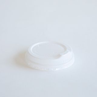 White Sipper Lid to suit 8oz Hot Cups 1000/ctn