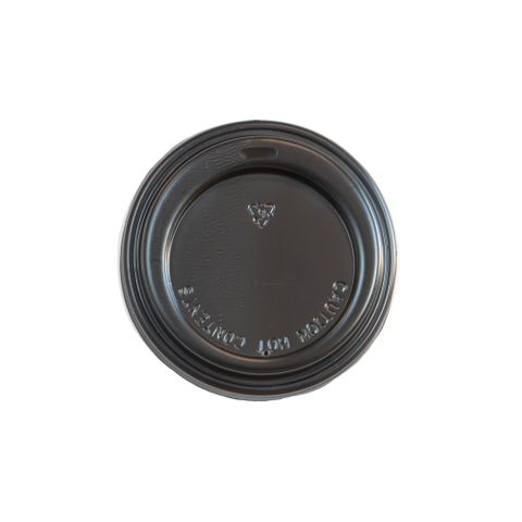 Black Lid to suit 12/16oz Hot Cups 1000/ctn