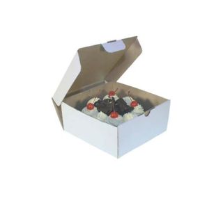 Cake Carton 203 x 203 x 100mm 50/ctn