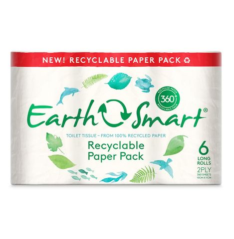 EarthSmart Recycled Toilet Tissue 2 ply 6/ctn