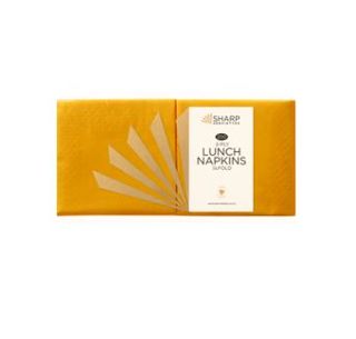 CLEARANCE Lunch Napkin Gold 2 ply 4 fold 3000/ctn