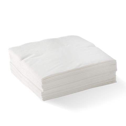 Dinner Napkin White Corner Embossed 2ply 4-Fold (Ctn) 1000