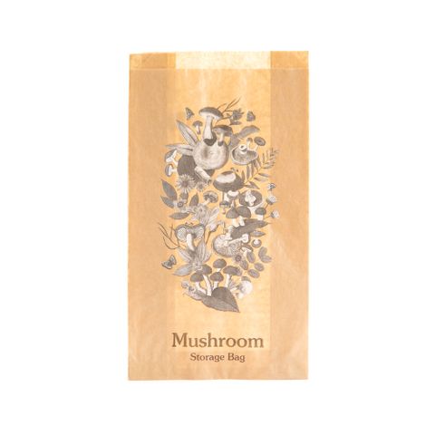 Printed Mushroom Paper Bag 165 x 70 x 300mm 2000/ctn