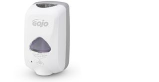 White Gojo Foam Touch Free Dispenser