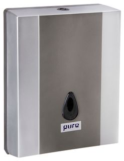 Silver Pure Large Slimline Towel Dispenser