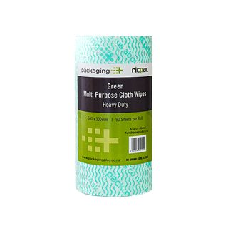 Cloth Wipes Roll Green Heavy Duty  30cm x 45mtr