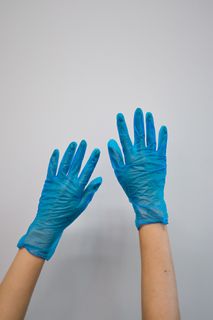 Vinyl Gloves Blue Powder Free - Medium 1000/ctn