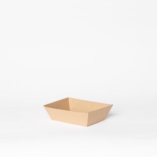 #1 Kraft Tray 131 x 91 x 50mm 500/ctn