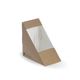 Sandwich Wedge Box with Window 123 x 72 x 79mm 500/ctn