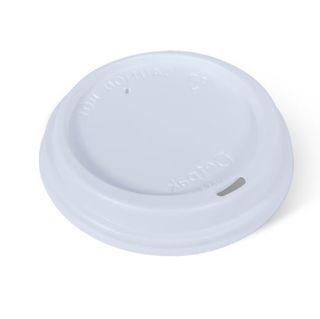 Ripplewrap Sipper Lid 8oz White 100/pkt