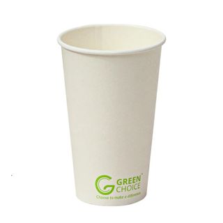 Single Wall Hot Cup White 495ml 16oz 1000/ctn