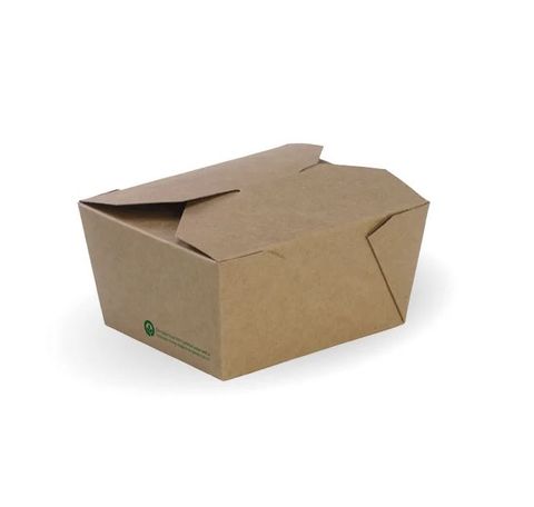 Brown Takeaway Box Medium 127 x 107 x 64mm 200/ctn