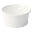 White Plastic Container 200ml 100/pkt