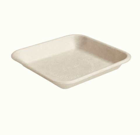 BioChoice Tray Small Square 153x153x24mm 500/Ctn