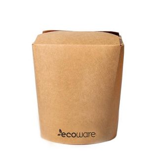 RPET Lid to Suit Biopak Rectangular Container 500ml 300/ctn