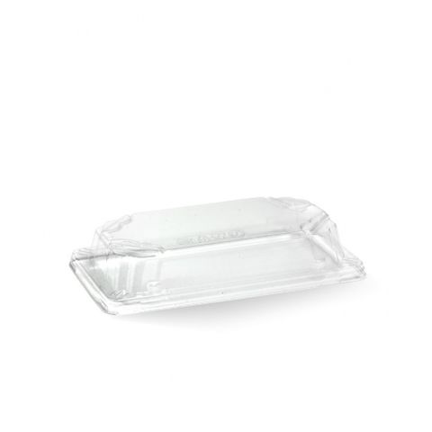 Small Clear PLA Sushi Tray Lid to suit F4640 600/ctn