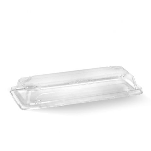 Long Clear PLA Sushi Tray Lid