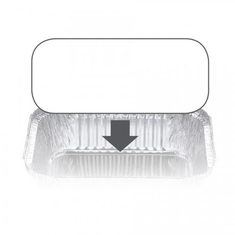 Foil Tray Lid (to Suit F3814) 500/ctn