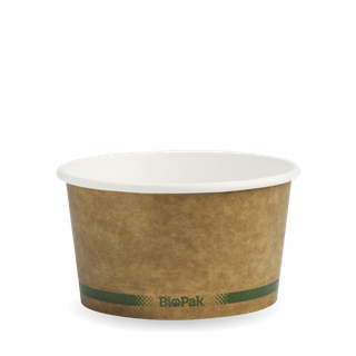 Kraft BioBowl With Green Stripe 12oz 500/ctn