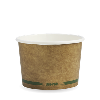 Kraft BioBowl With Green Stripe 16oz 500/ctn