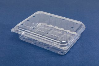 Fruit Punnet LG holes in base & lid 190x160x65mm