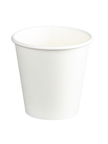 Plain White Hot Cup PE Single Wall 285ml 8oz 1000/ctn