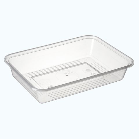 Bonson Wide Base Clear Container 900ml (Ctn) 500