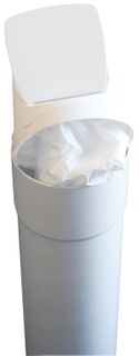 White Terracycle Sanitary Bin (without Plinth)