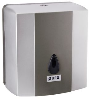 Silver Pure Single Jumbo Roll Dispenser (to suit C0632)