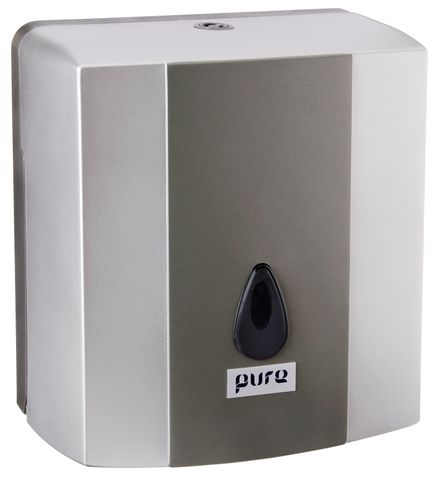 Silver Pure Single Jumbo Roll Dispenser (to suit C0632)