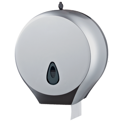 Silver Pure Single Jumbo Roll Dispenser (to suit C0632)