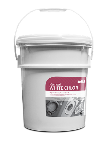 White Chlor Organic Chlorine Powder Bleach Laundry 20kg