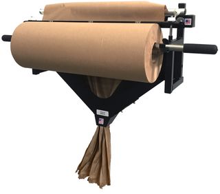 Pac-King Heavy Duty Kraft Paper Dispenser with Crumple Device-Wall Mounted 600 mm