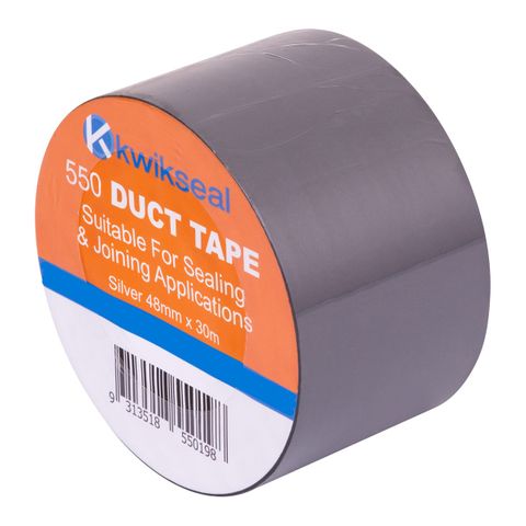 Silver 48mm x 30m Duct sealing tape - DT-4830S