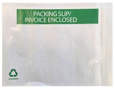 Documents/Packing Slip Enclosed 123 x 164 White, Recyclable DE-165DR