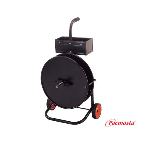 Mobile Strap Dispenser with Metal Discs & Bucket for PP Strap - Pacmasta PMC-200