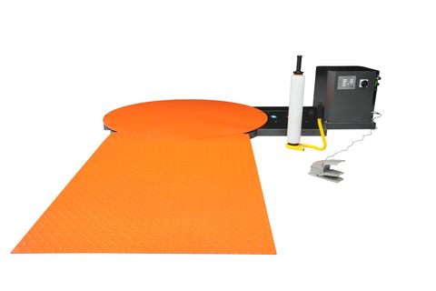 Turntable Wrapping Machine with Ramps Orbitwrap OR-500