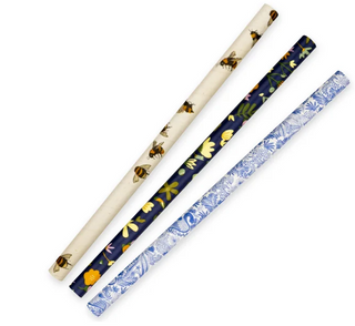 PAPER STRAWS JUMBO ART 10MM X 197MM (SLV)