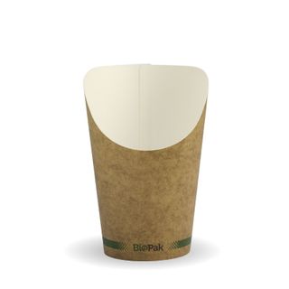 CHIP CUP 12OZ KRAFT BCH-12 (SLV)