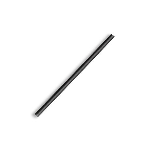 PAPER STRAWS COCKTAIL BLACK (PKT)