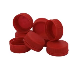 PET LID RED  FIT 300 & 500 CLEAR BOTTLE