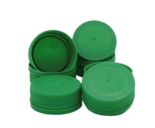 PET LID GREEN FIT 300 & 500 CLEAR BOTTLE