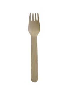 FORK WOODEN (100) (PKT)