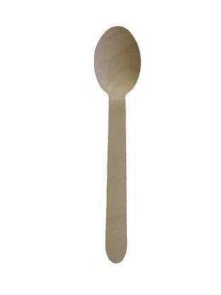 DESSERT SPOONS WOODEN (100) (PKT)