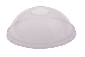 PET DOME LID WITH HOLE  FOR ANCHOR CUPS