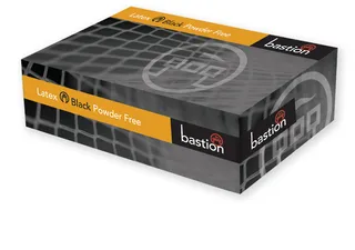 LATEX BLACK GLOVE P-FREE SMALL