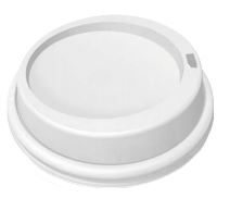 LID 12oz WHITE GREEN VANTAGE  (SLV)