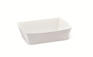 TRAY #1 EX SMALL WHITE 90X55X36MM (SLV)