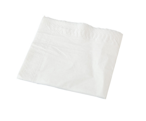 2PLY DINNER WHITE 1/4 FOLD NAPKIN (SLV)