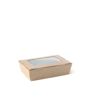 EX SMALL WINDOW LUNCH BOX KRAFT (SLV)